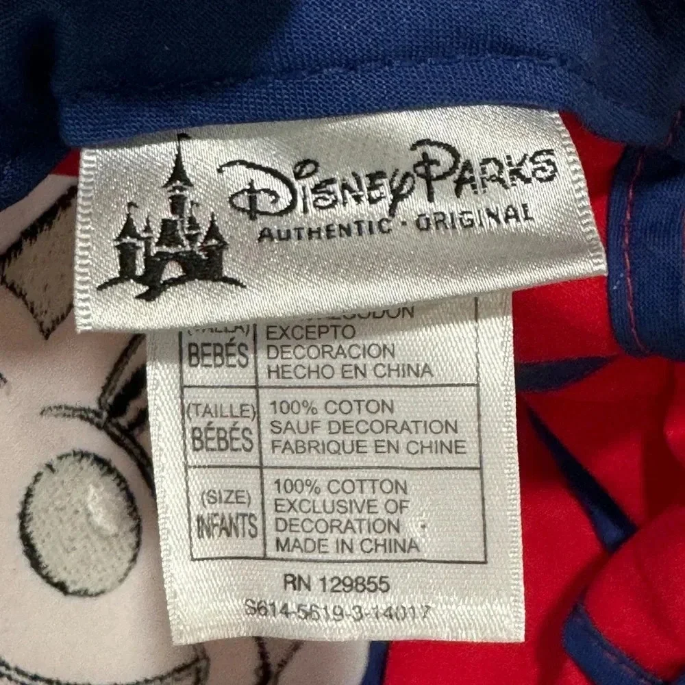 Vintage Disney Parks Mickey Mouse Ears Hat Baseball Cap baby boy toddler 3D